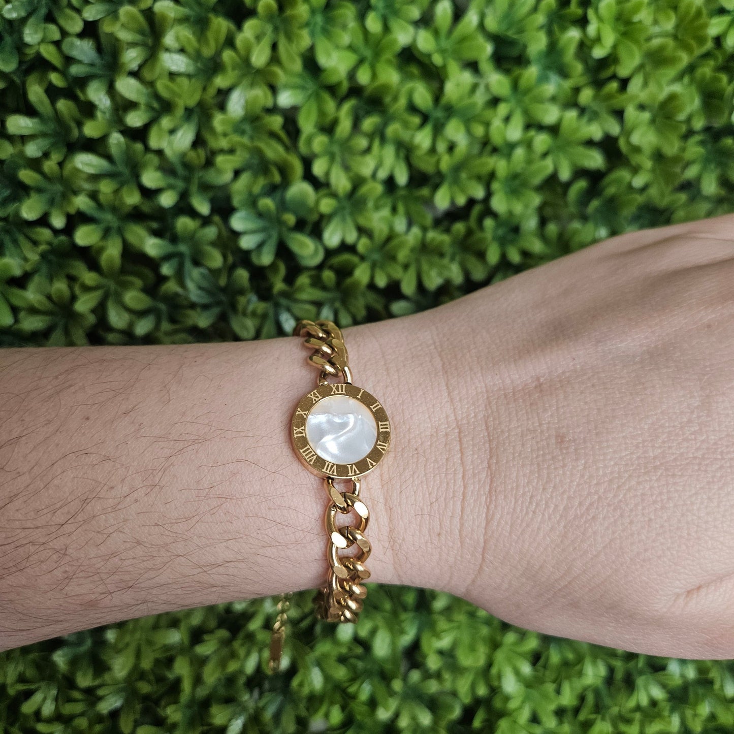 Pulsera TAMY Circulo Dorada