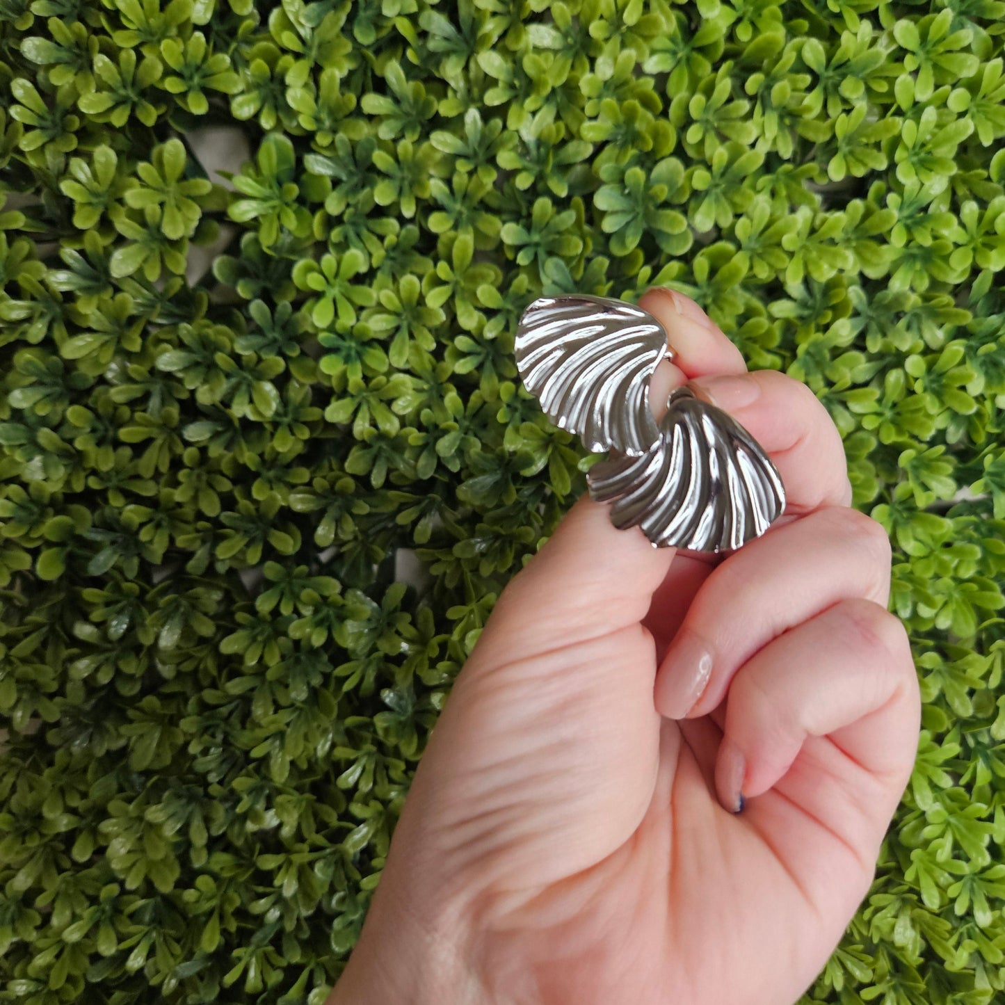 Aretes KIRA Plateados