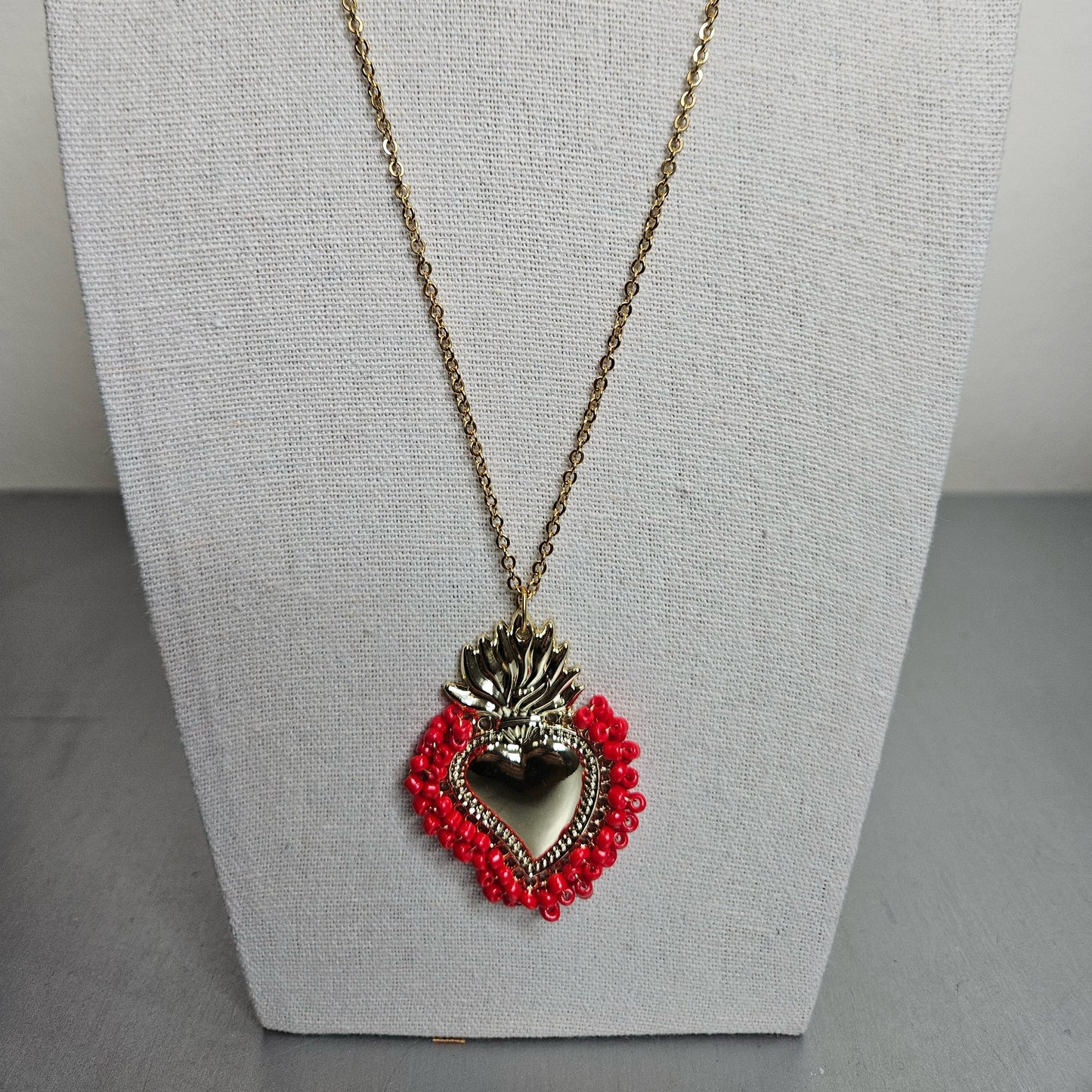 Collar EDITH Rojo