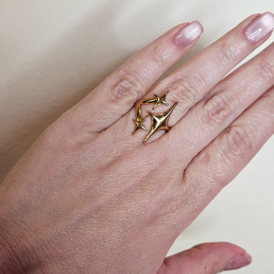 ✨ Anillo MADISON – Acero Inoxidable Color Dorado