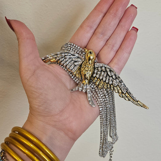 Narela – gargantilla de ave con cristales