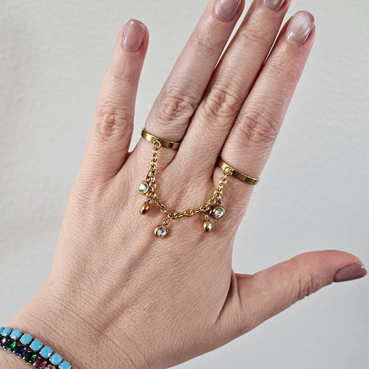 Isela β Double Stainless Steel Ring