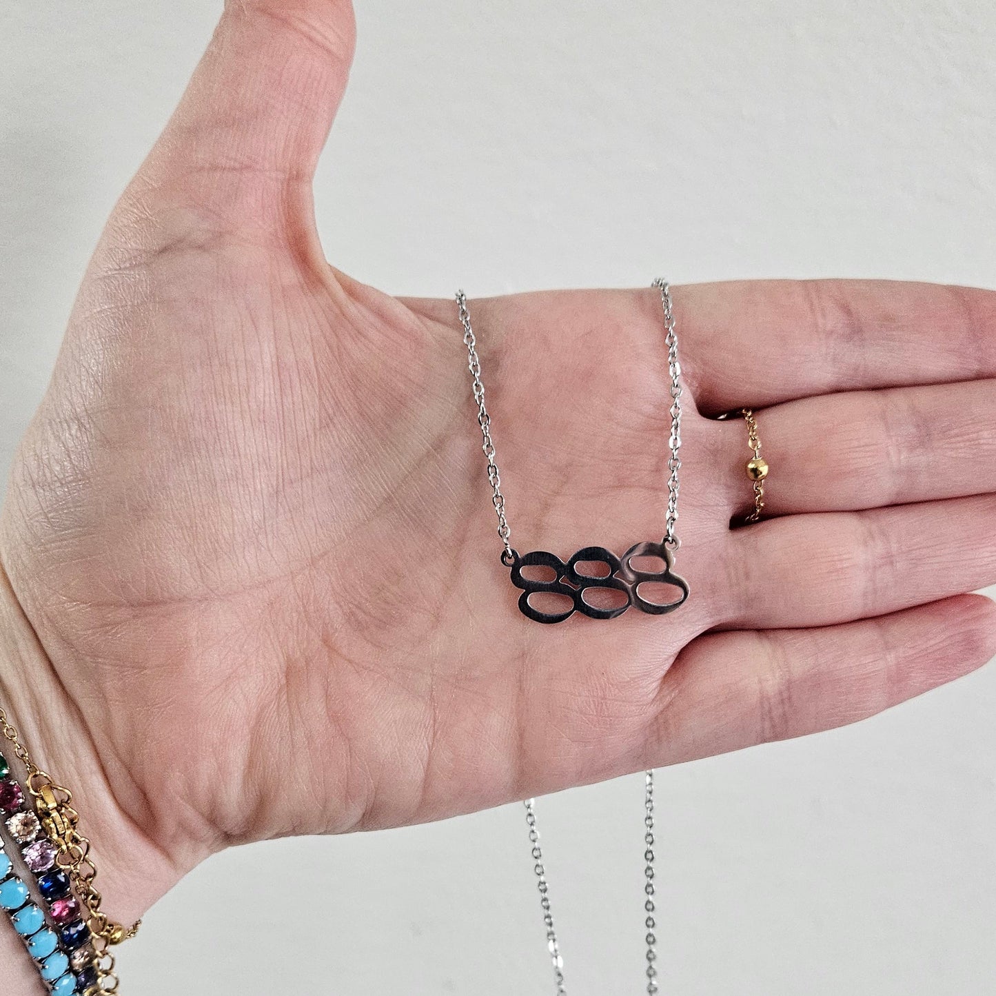 Atenea 888 Silver Necklace (Collar)