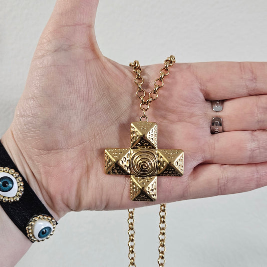 IME Necklace ✦ Stainless Steel Cross