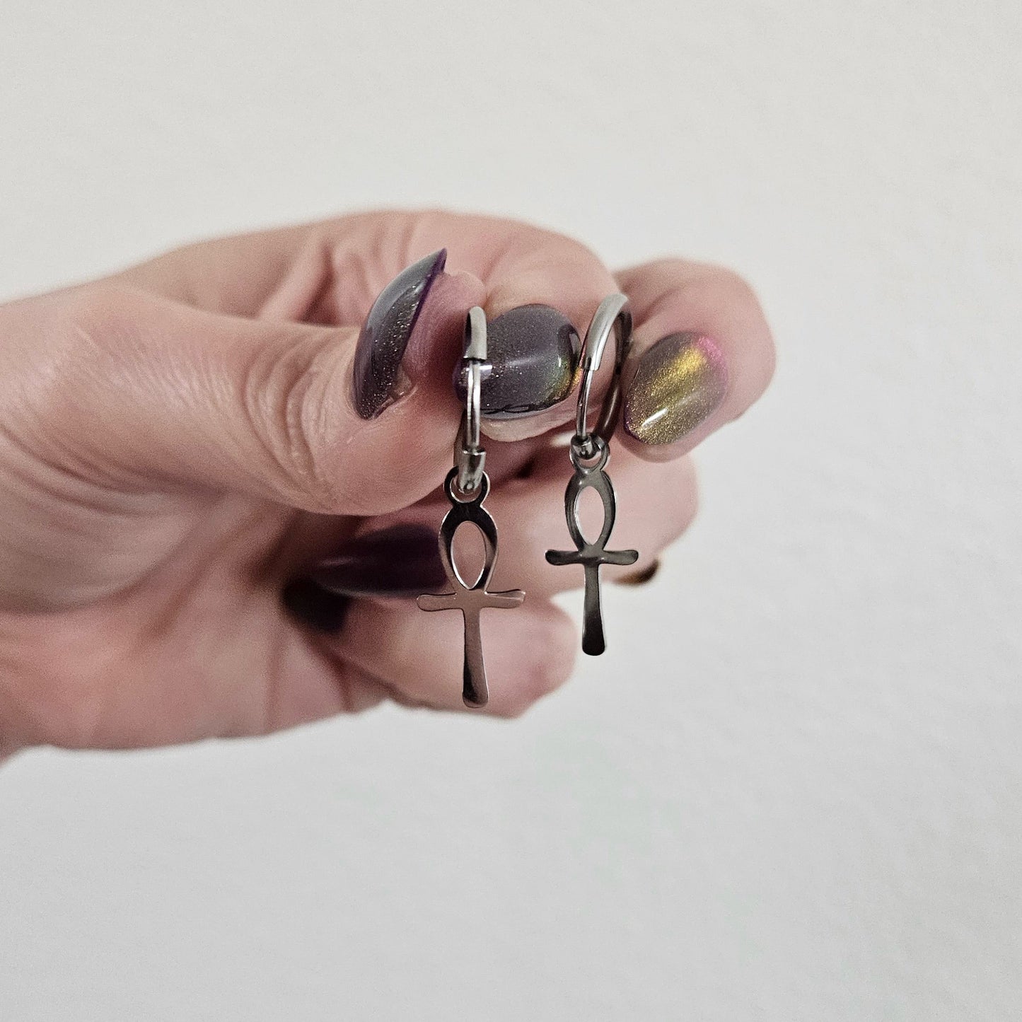 Nefra Earrings (Aretes) Stainless Steel