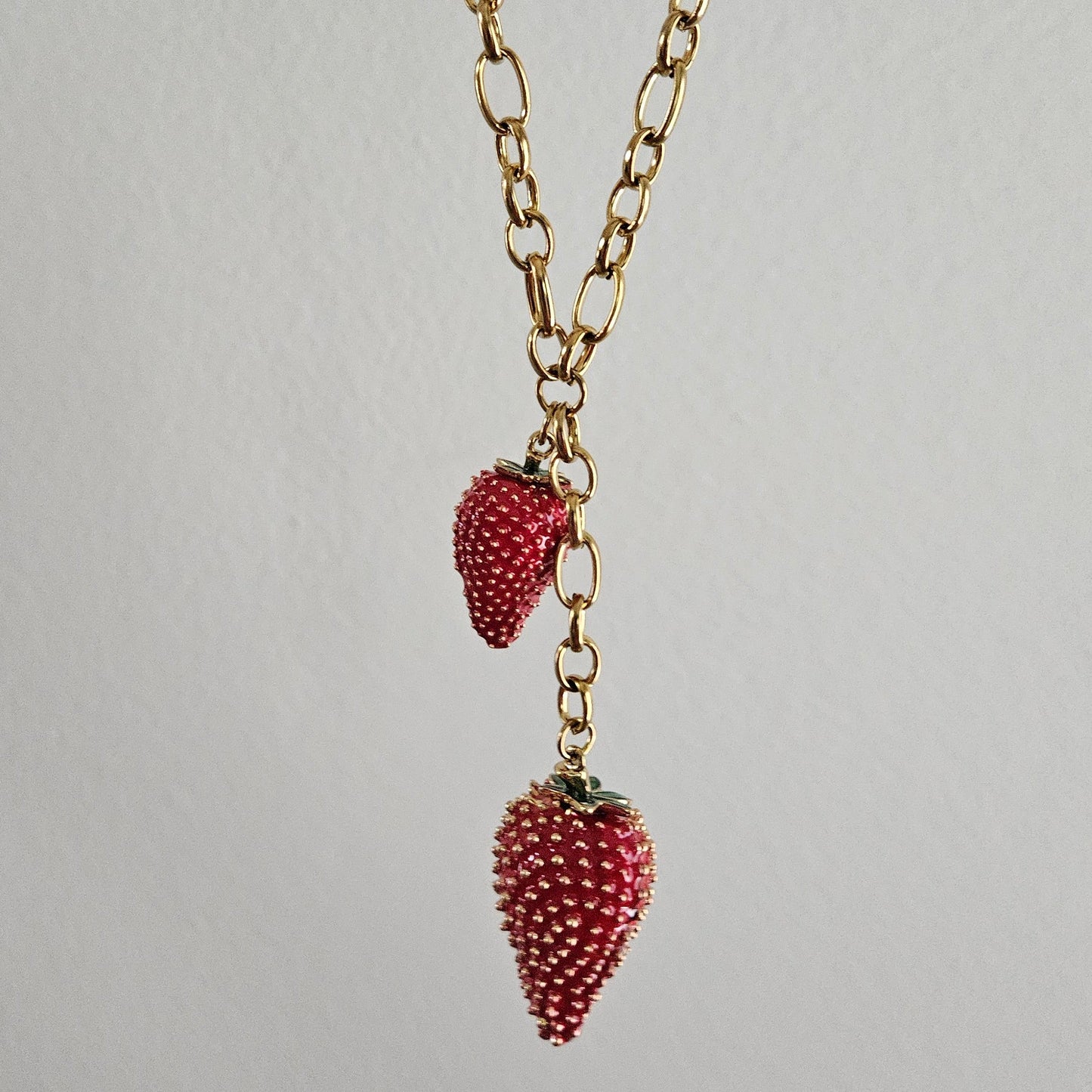 Arianna Strawberry Stainless Steel Necklace (Collar)