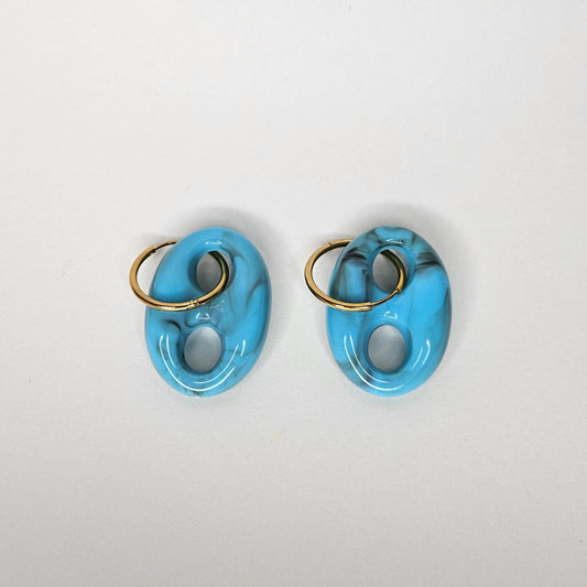 Susy Blue Earrings (Aretes)