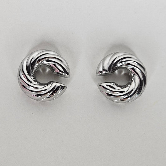 Darla Spiral Ear Cuff Silver (Arete)