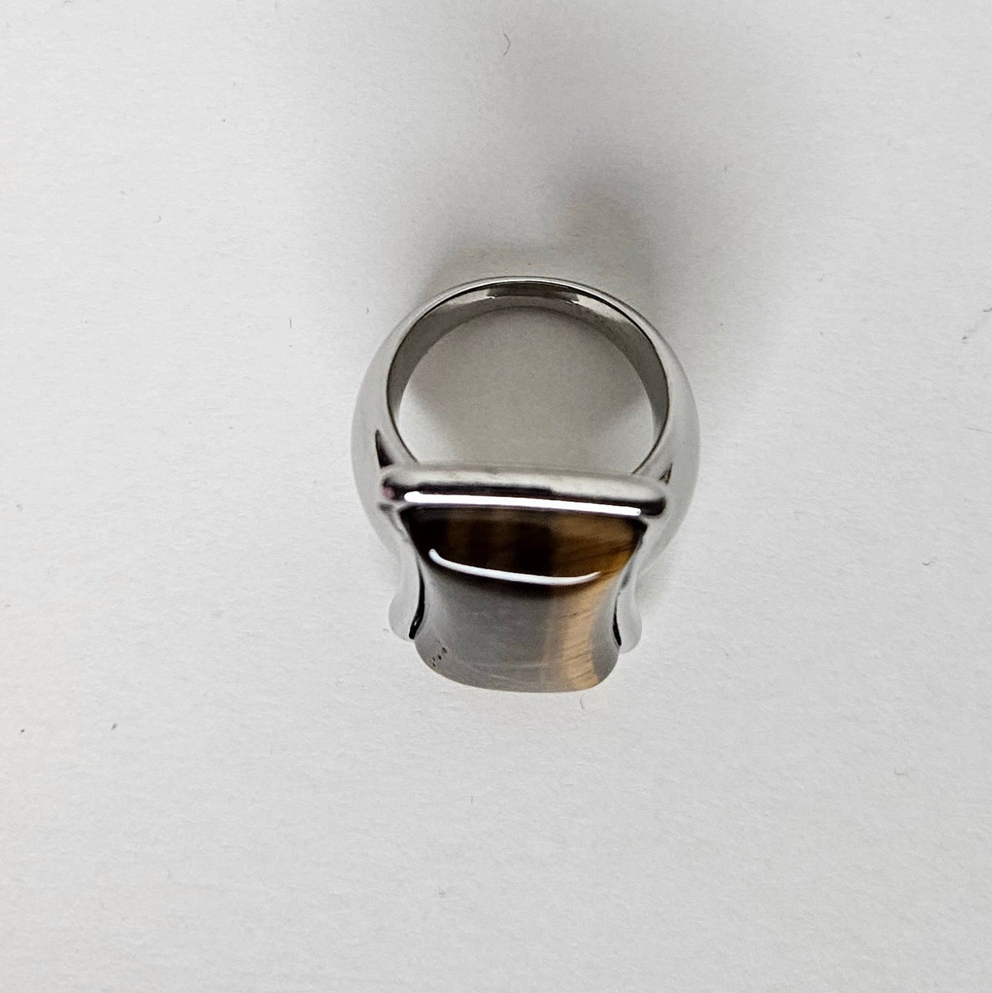 Amapola Ring Silver Brown (Anillo)