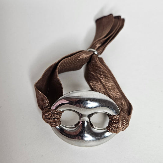 Regis Silver with Brown (Pulsera)