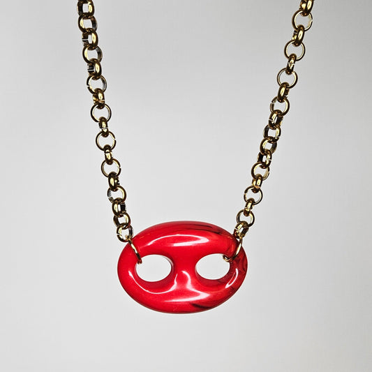 Susy Red Necklace (Collar)