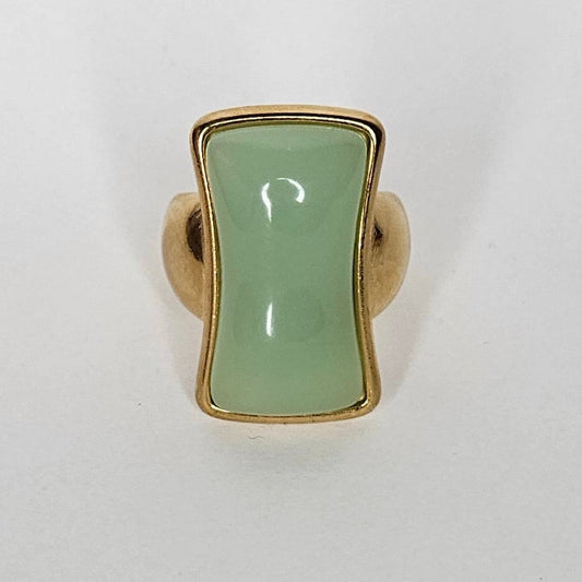 Amapola Ring Green Stainless Steel (Anillo)