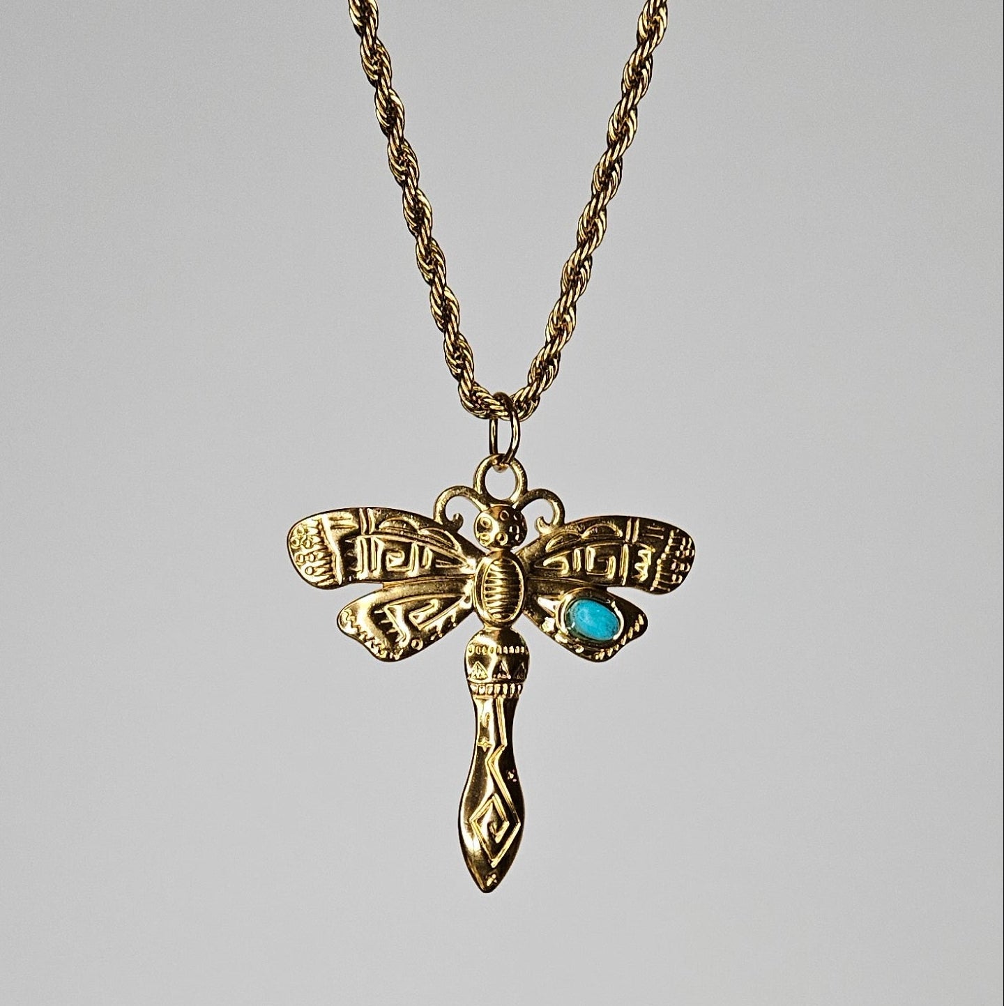 Fran Gold Stainless Steel Necklace (Collar)