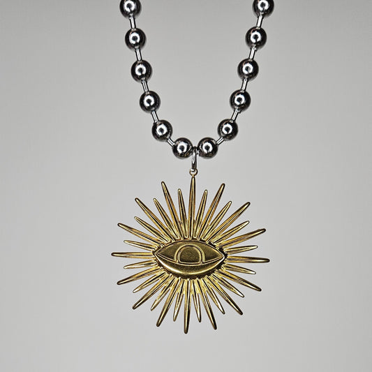 Ursula Two-Tone Stainless Steel Necklace (Collar)