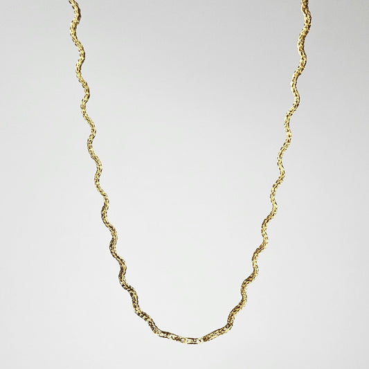 Maricela Gold Stainless Steel Necklace (Collar)