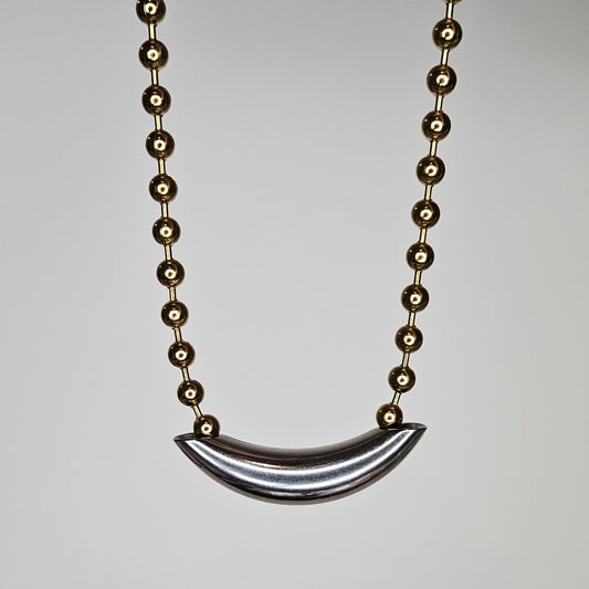 Karla Two-Tone Stainless Steel Necklace (Collar)
