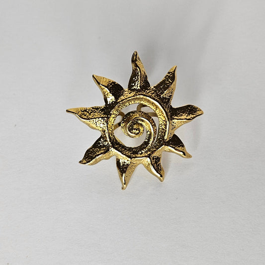 Briseida Gold Adjustable Ring (Anillo)