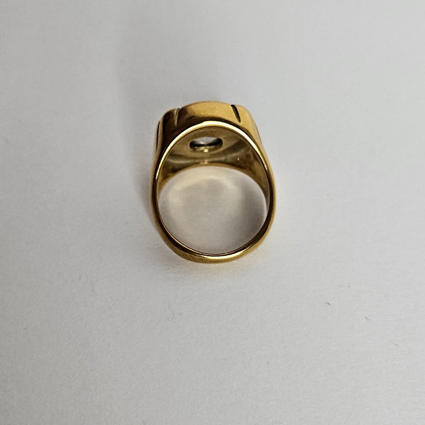 Azucena Clear Stainless Steel Ring (Anillo)