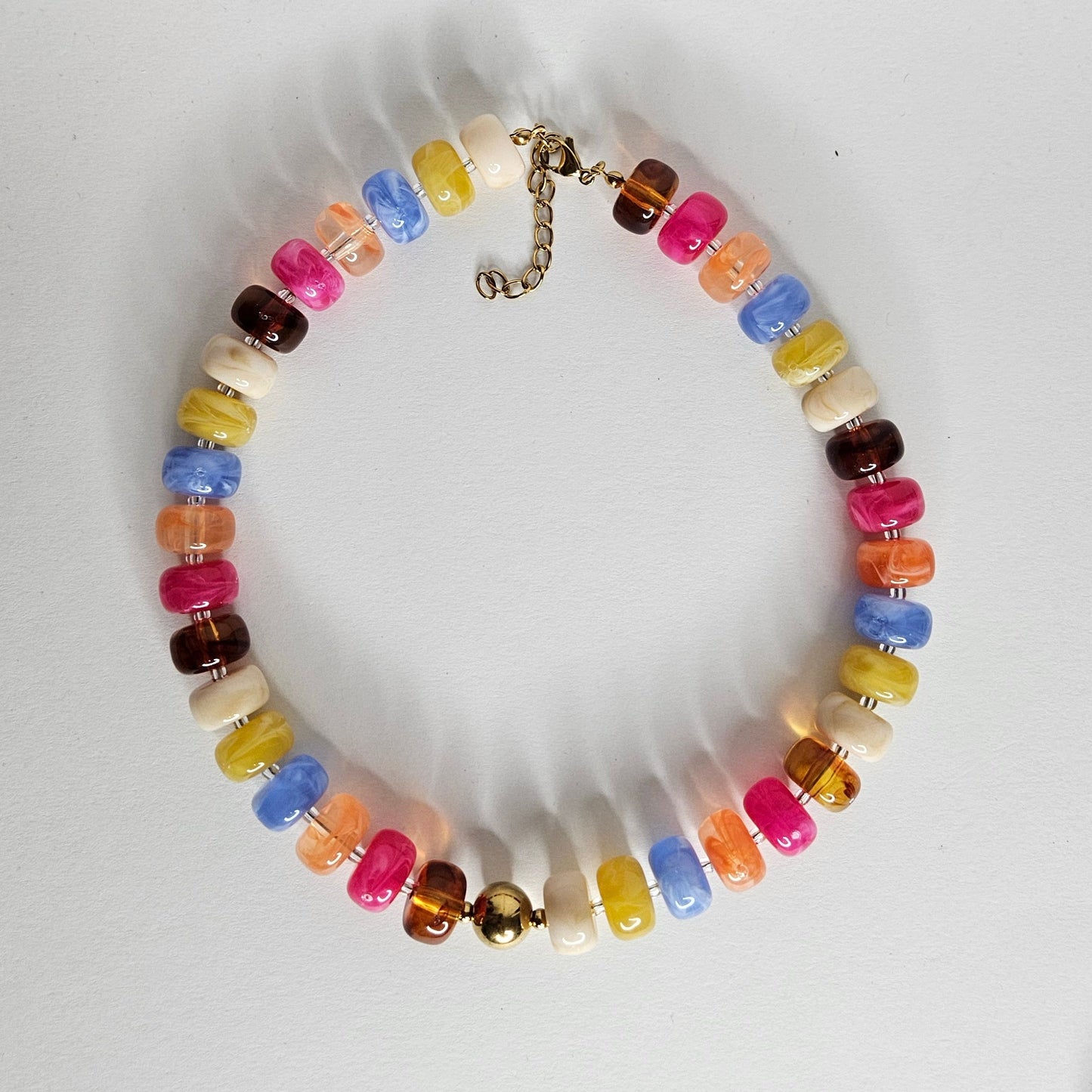 Vilma Multicolor Beaded Necklace (Collar)
