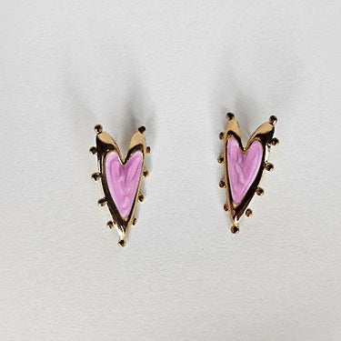 Shivis Pink Earrings Aretes)