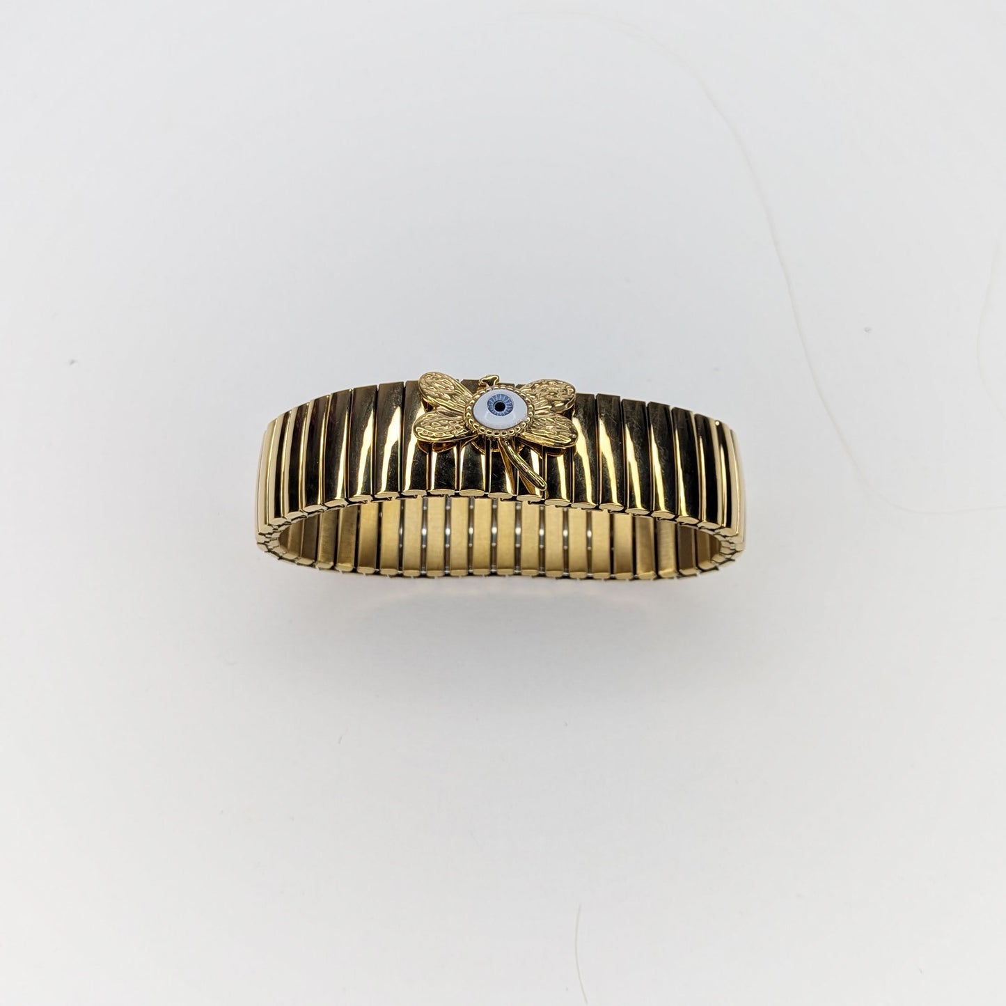 Lexi Gold Stainless Steel Stretch Bracelet (Pulsera)