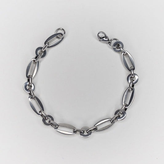 Claribel Silver Stainless Steel Chain Bracelet (Pulsera)Necklace (Collar) (Copy)