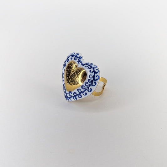 Paca Adjustable Heart Ring (Anillo)