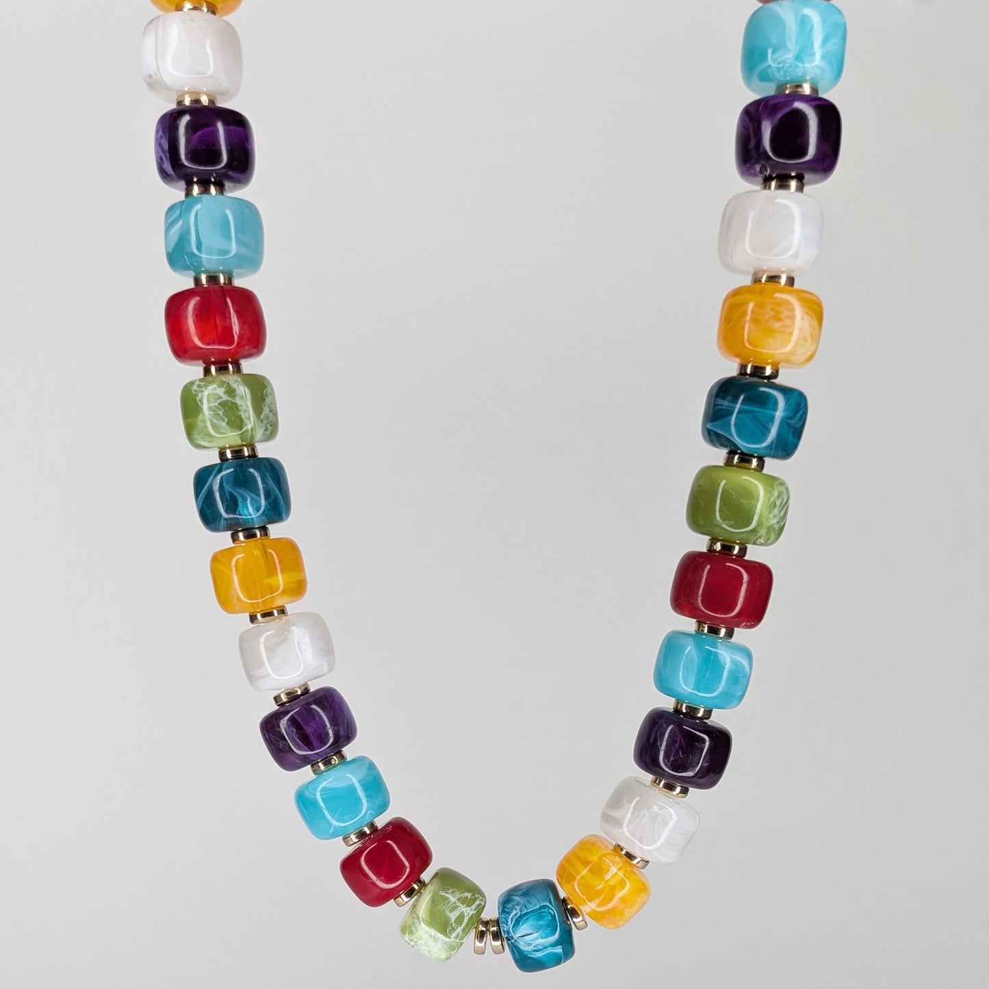 Milagros Multicolor Beaded Necklace (Collar)