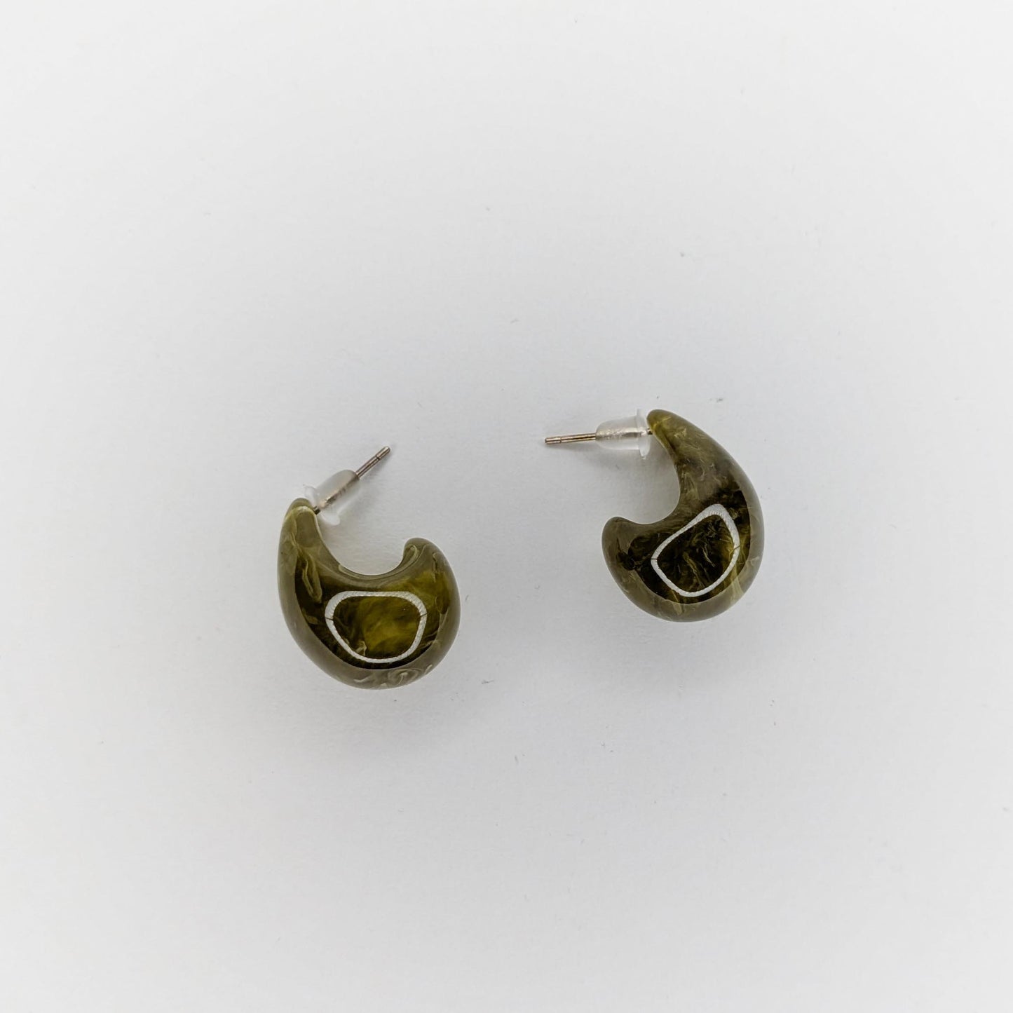 Aretes MARTINA Verde Olivo