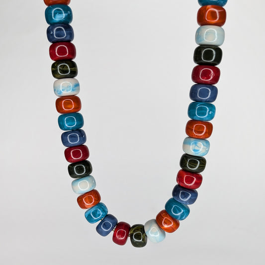 Vilma Blue Stainless Steel Necklace (Collar)