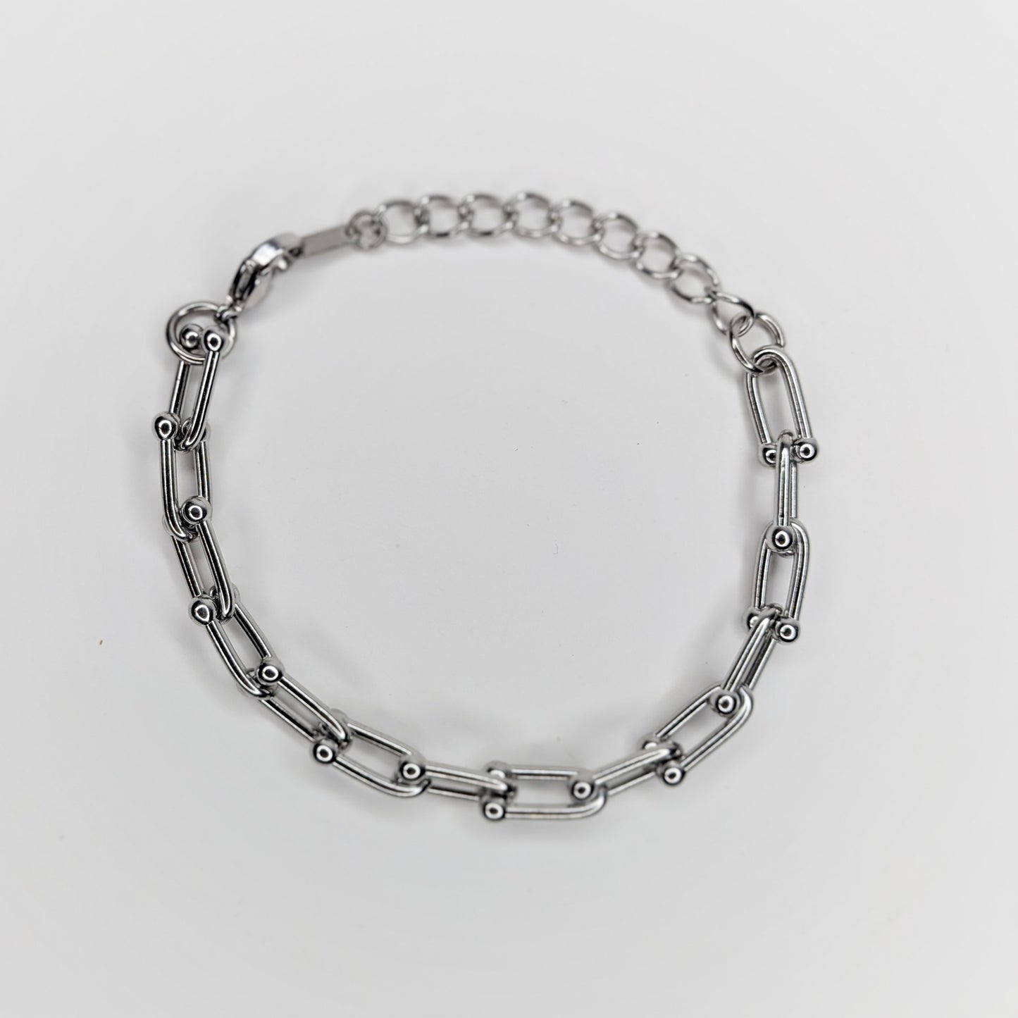 Emilia Silver Stainless Steel Bracelet (Pulsera)