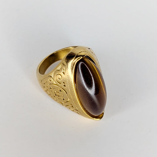 Monze Stainless Steel Statement Ring (Anillo)