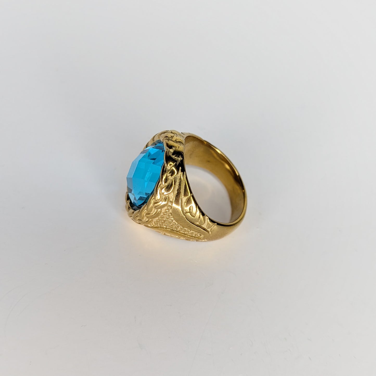 Charis Blue Stainless Steel Ring (Anillo)