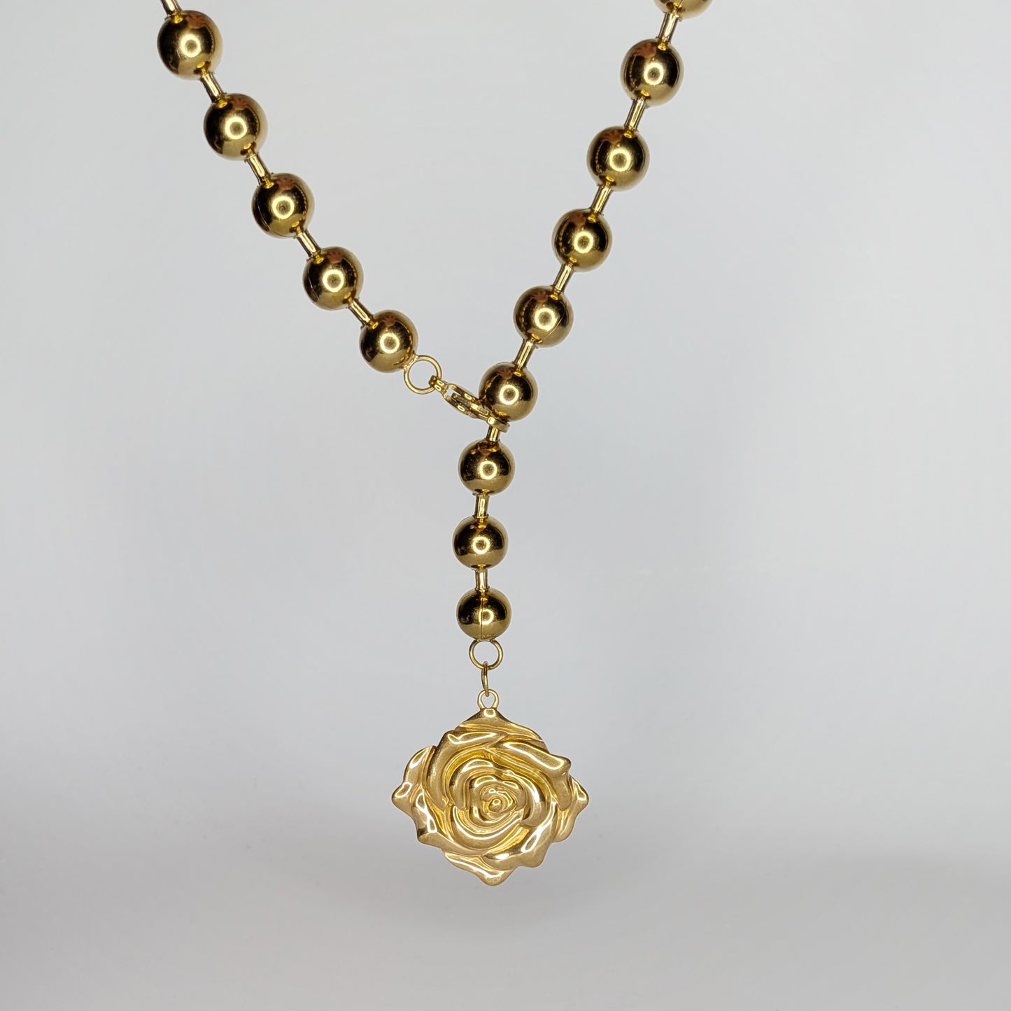 Alejandra Montzerrat Gold Stainless Steel Necklace (Collar)