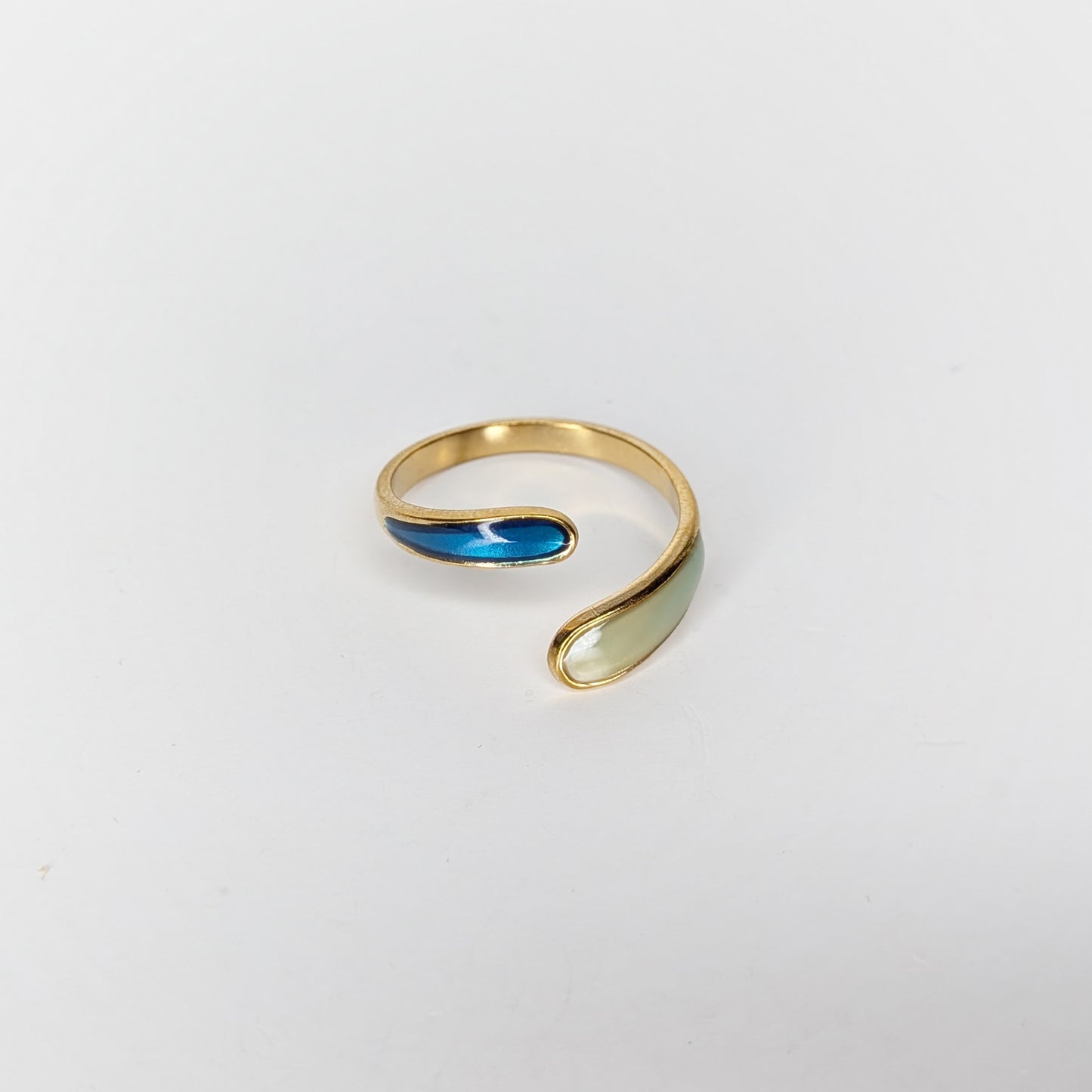 Rubicita Blue & Green Adjustable Ring (Anillo Ajustable)