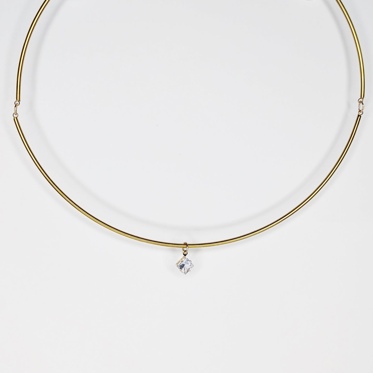 Aida Stainless Steel Zirconia Necklace (Collar)