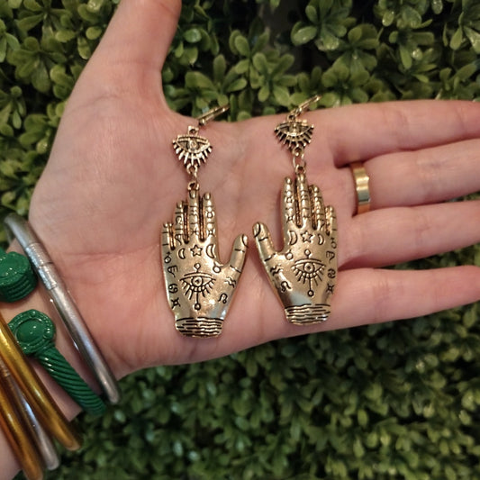 Aretes FATIMA Dorados