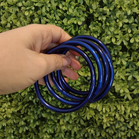 Pulseras Divas Azules Metalicas