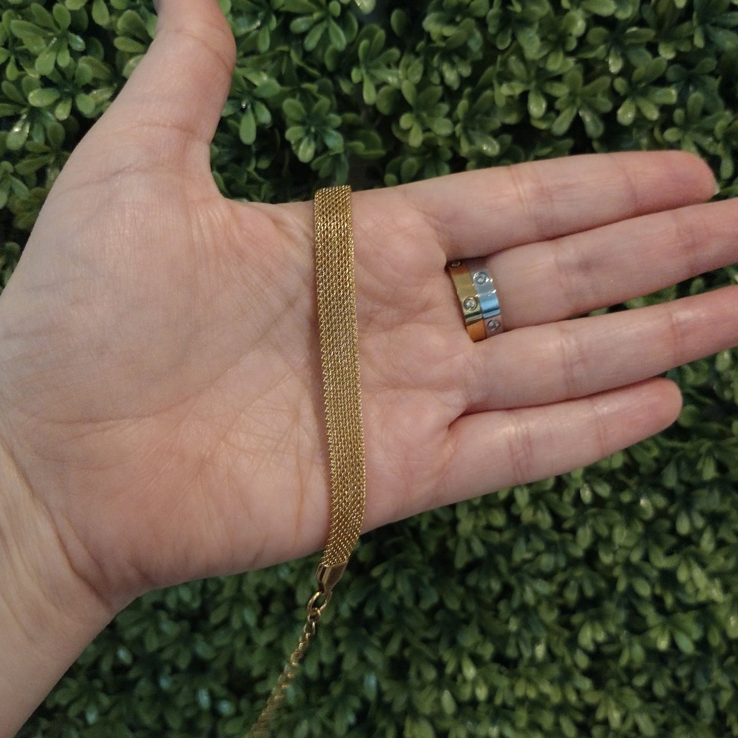 Pulsera Plana Dorada