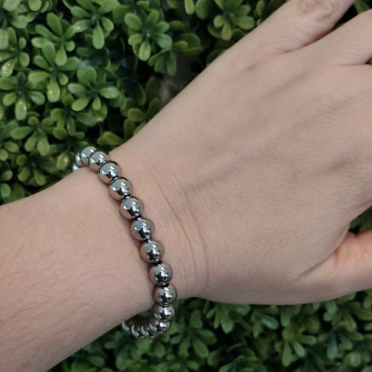 Pulsera Mimi Plateadas (8mm)