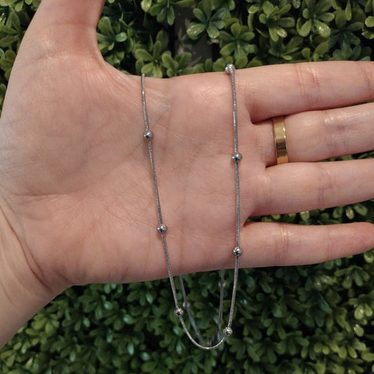 Collar VICTORIA Plateado