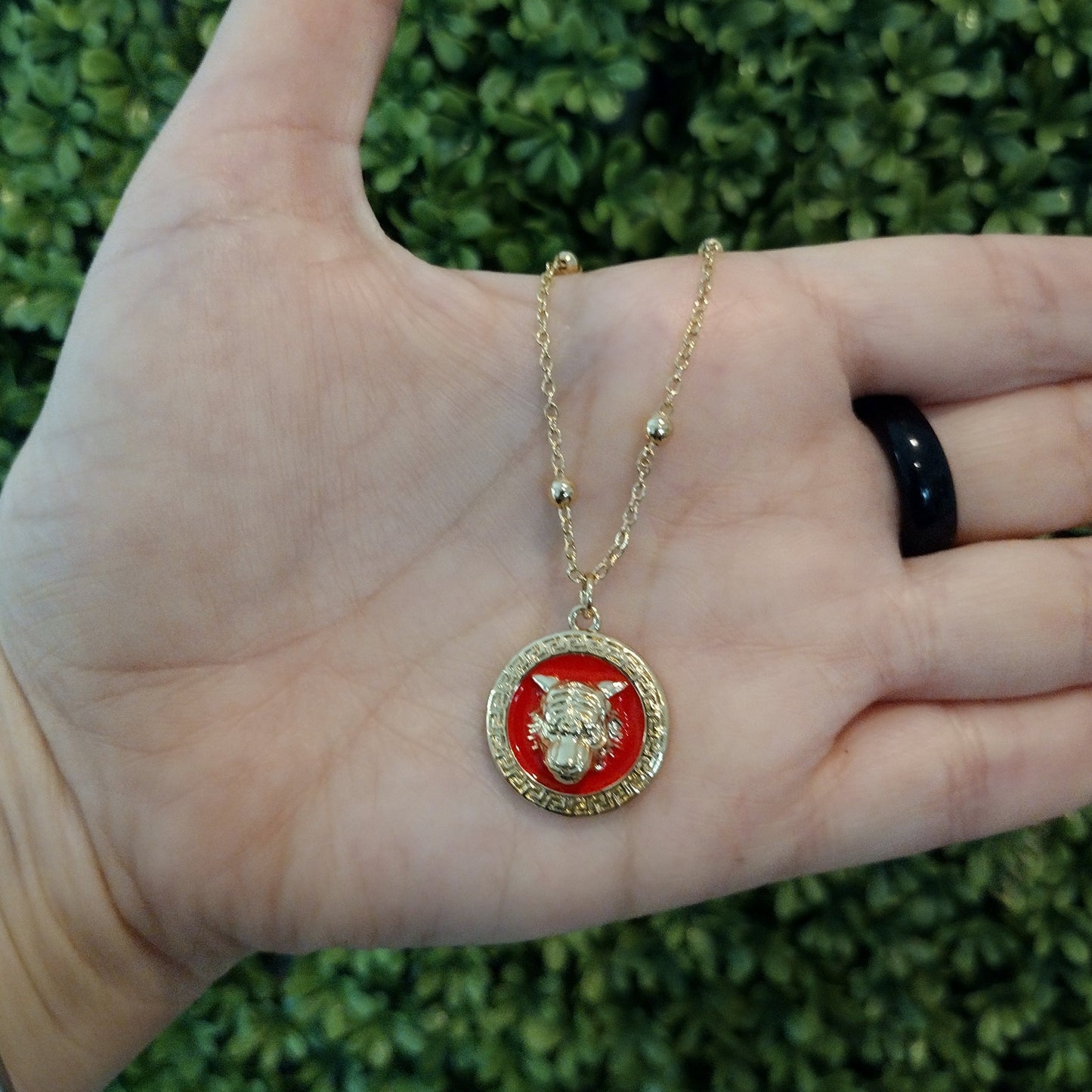 Collar De Tigre Rojo