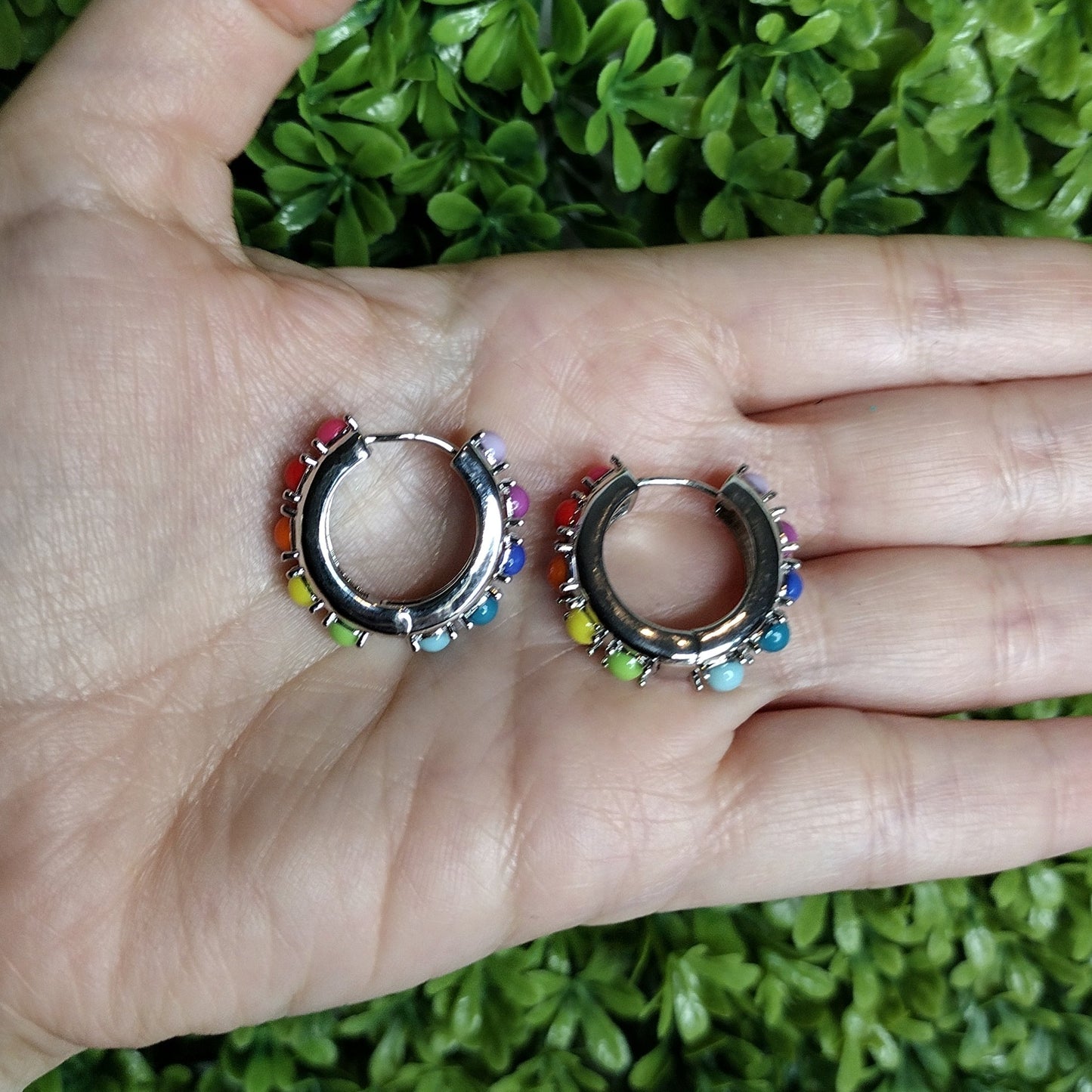 Aretes De Aro Plateados