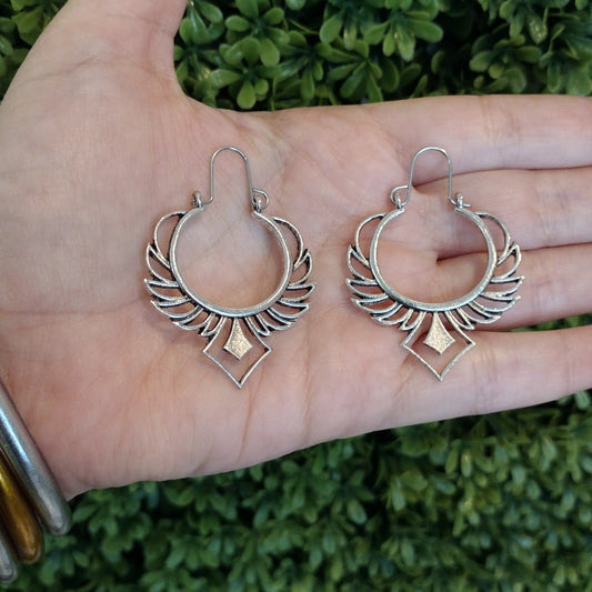 Aretes Vintage Plateados