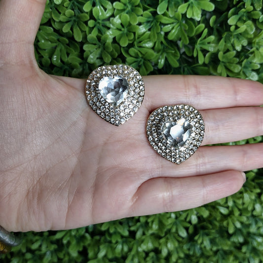 Aretes "Corazon De Piedra"