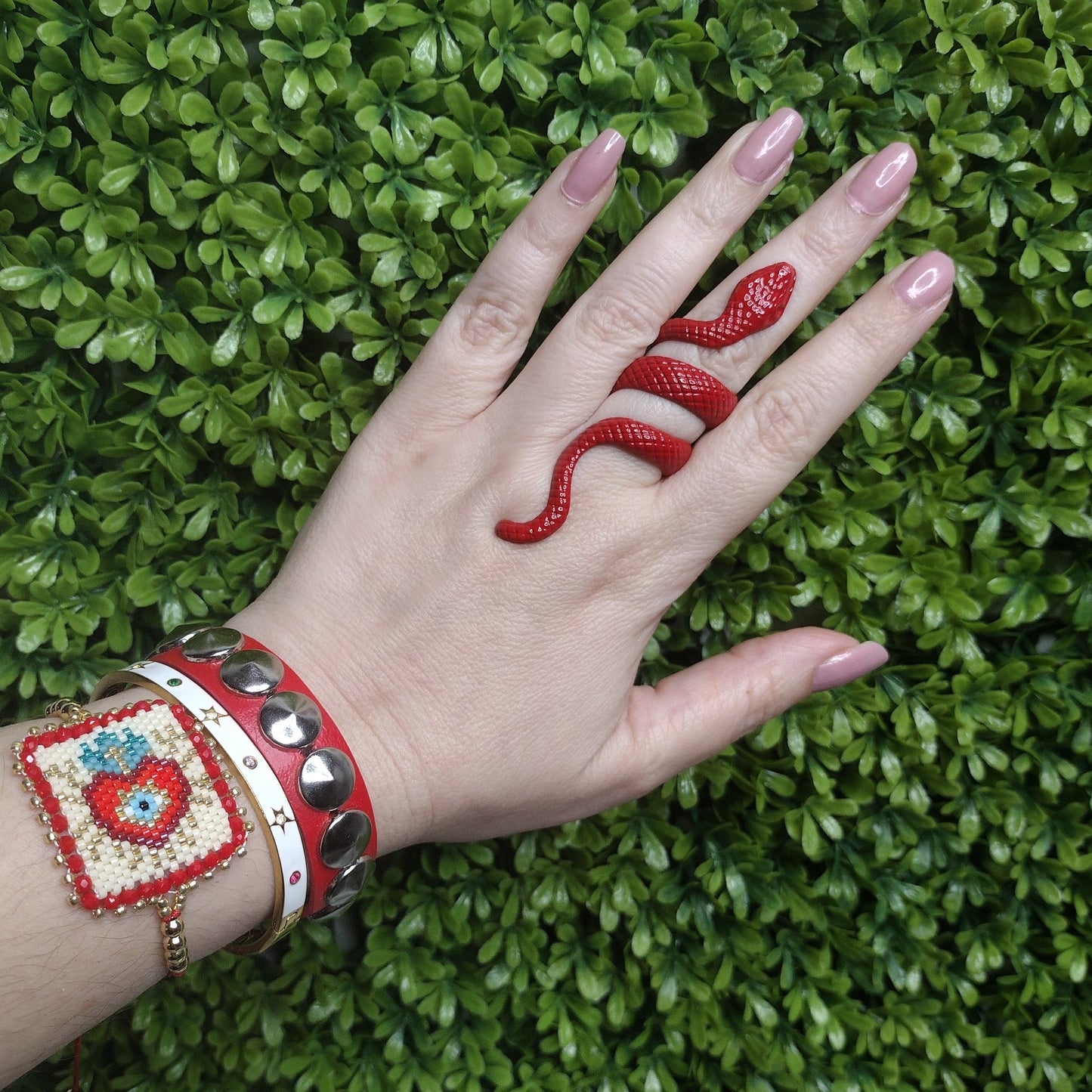 Anillo MALVINA Rojo