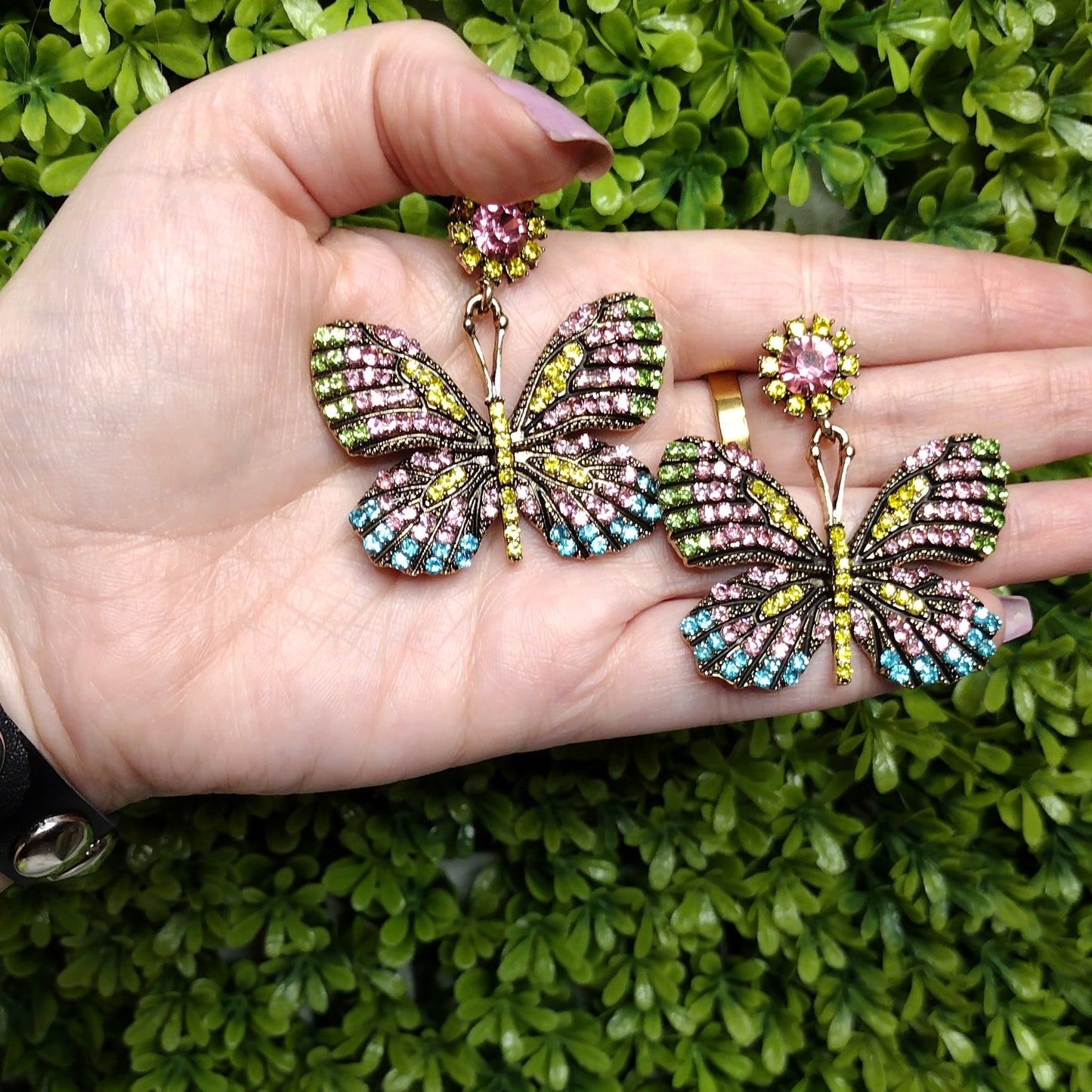 Aretes De Mariposa