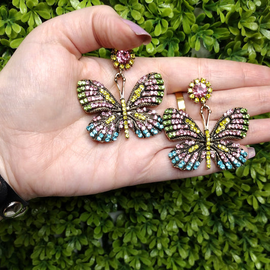 Aretes De Mariposa