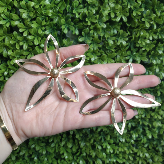 Aretes De Flores XL