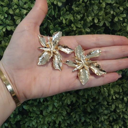 Aretes De Flores Rusticas